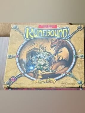 Vintage FFG Runebound Core Board Game 2nd Edition 2005 Complete